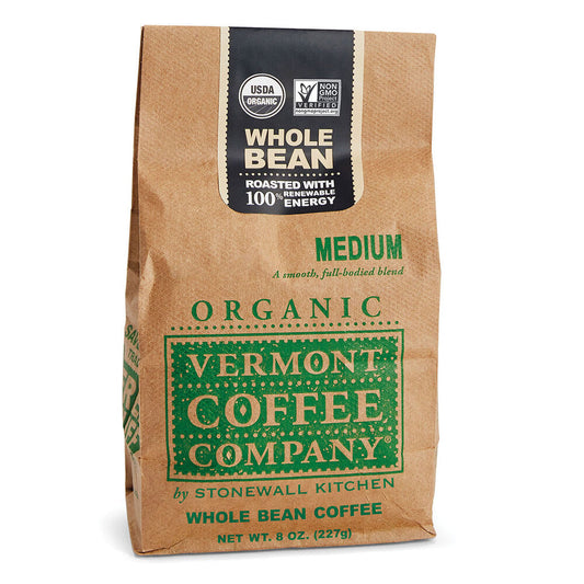 Vermont Coffee Organic Medium Whole Bean Coffee