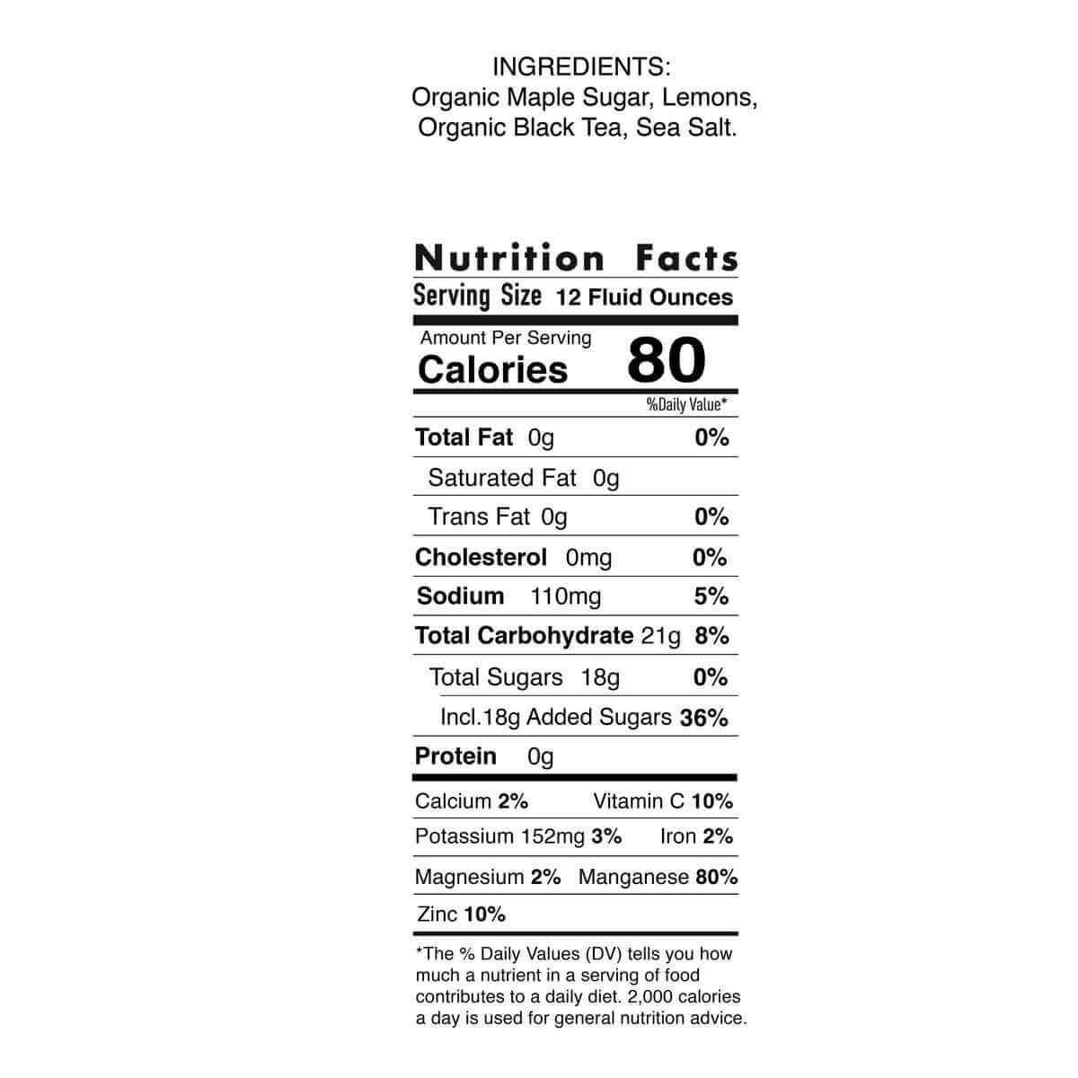 Mapleaid Hydration - Lemon Tea, 20ct Single Serve