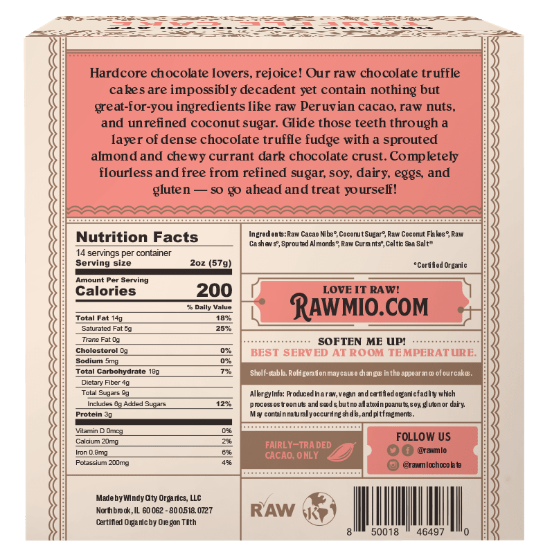 Rawmio - Chocolate Truffle Cakes