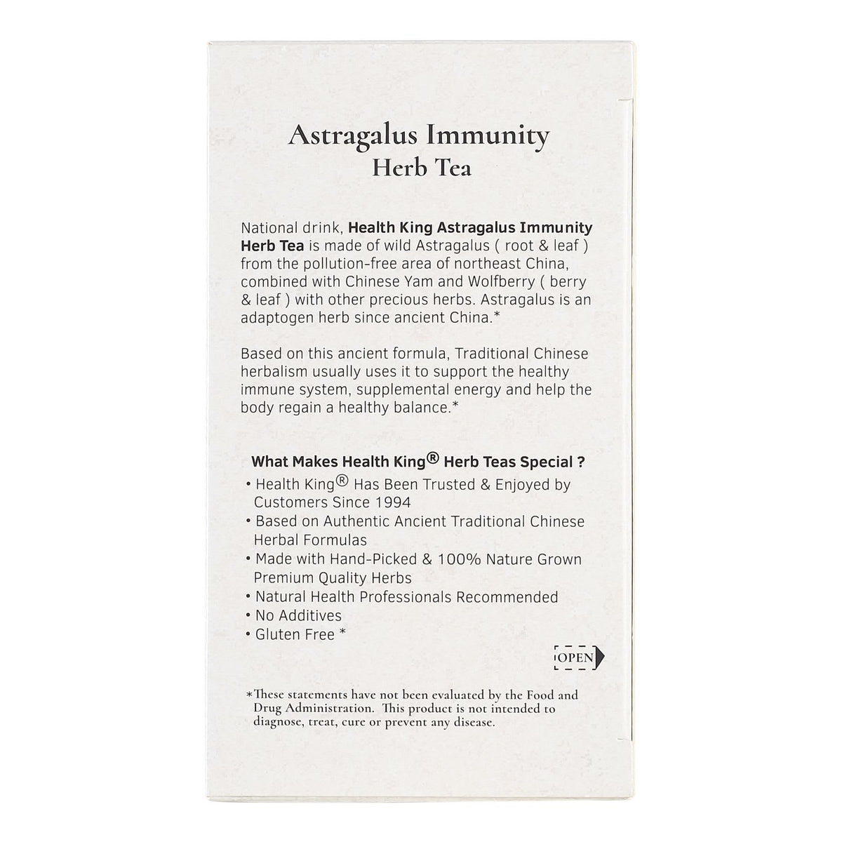 Astragalus Immunity Herb Tea