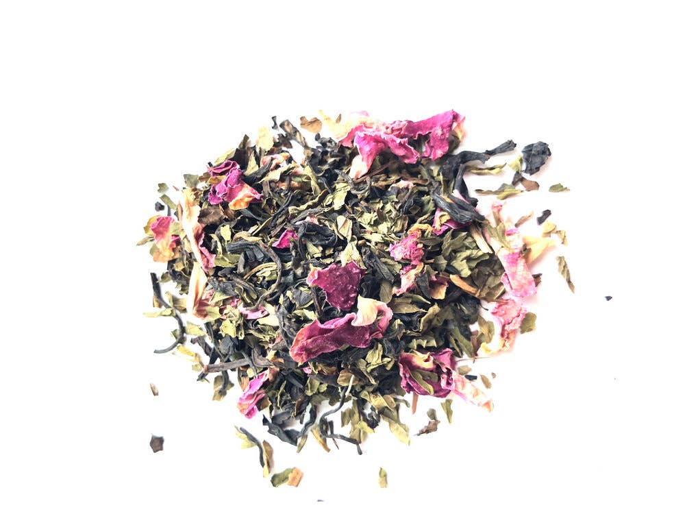 Beach House Teas 2 oz Artisan Small Batch Loose Leaf Tea - Rose City Dark