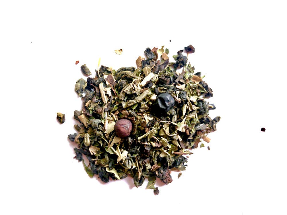 Beach House Teas 2 oz Artisan Small Batch Loose Leaf Tea - Haystack Green