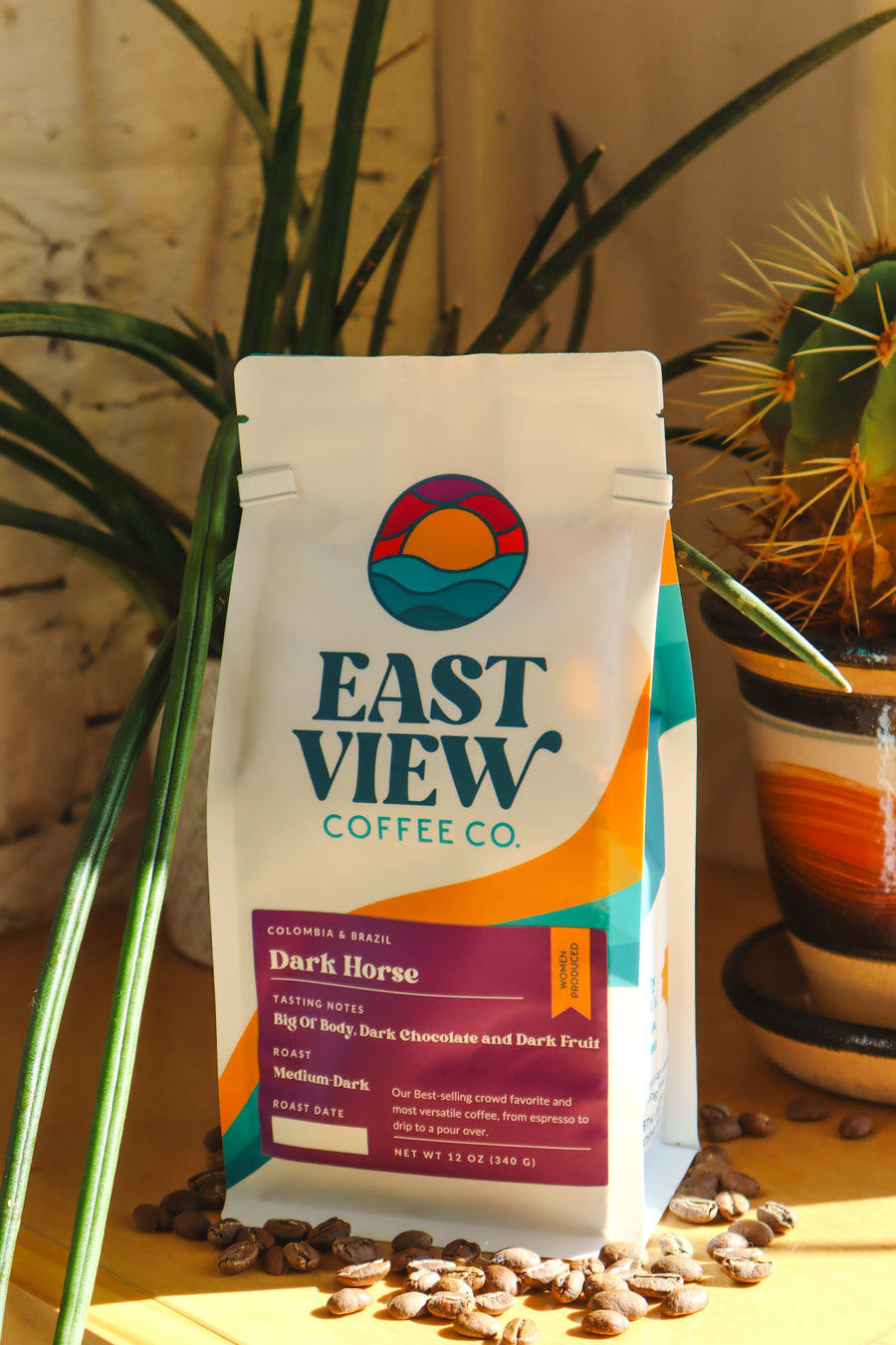 East View Coffee Company Dark Horse - Ground, packs