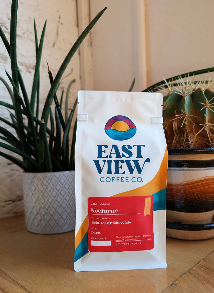 East View Coffee Company Nocturne Dark Decaf - Ground, packs