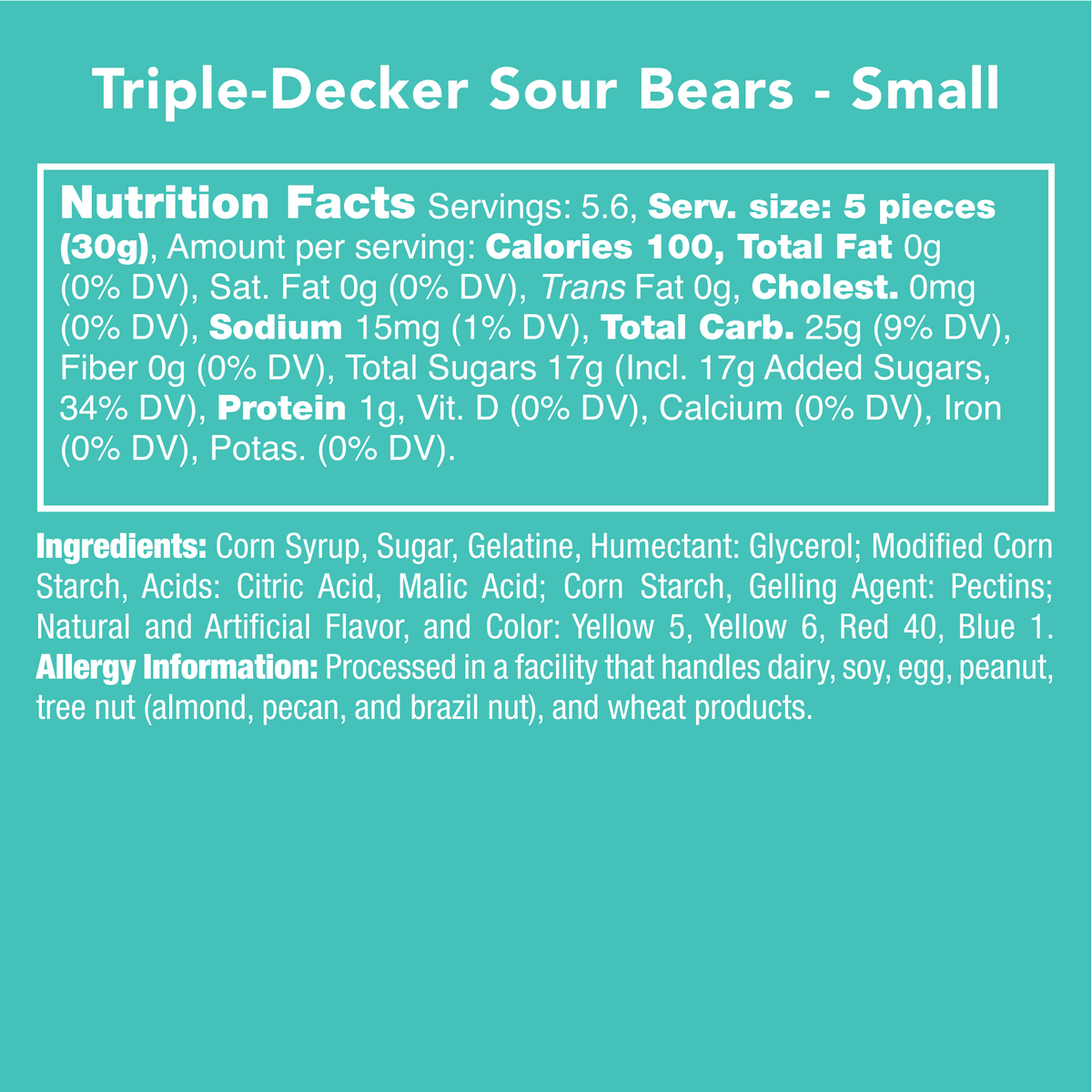 Triple-Decker Sour Bears RS1603-03-01