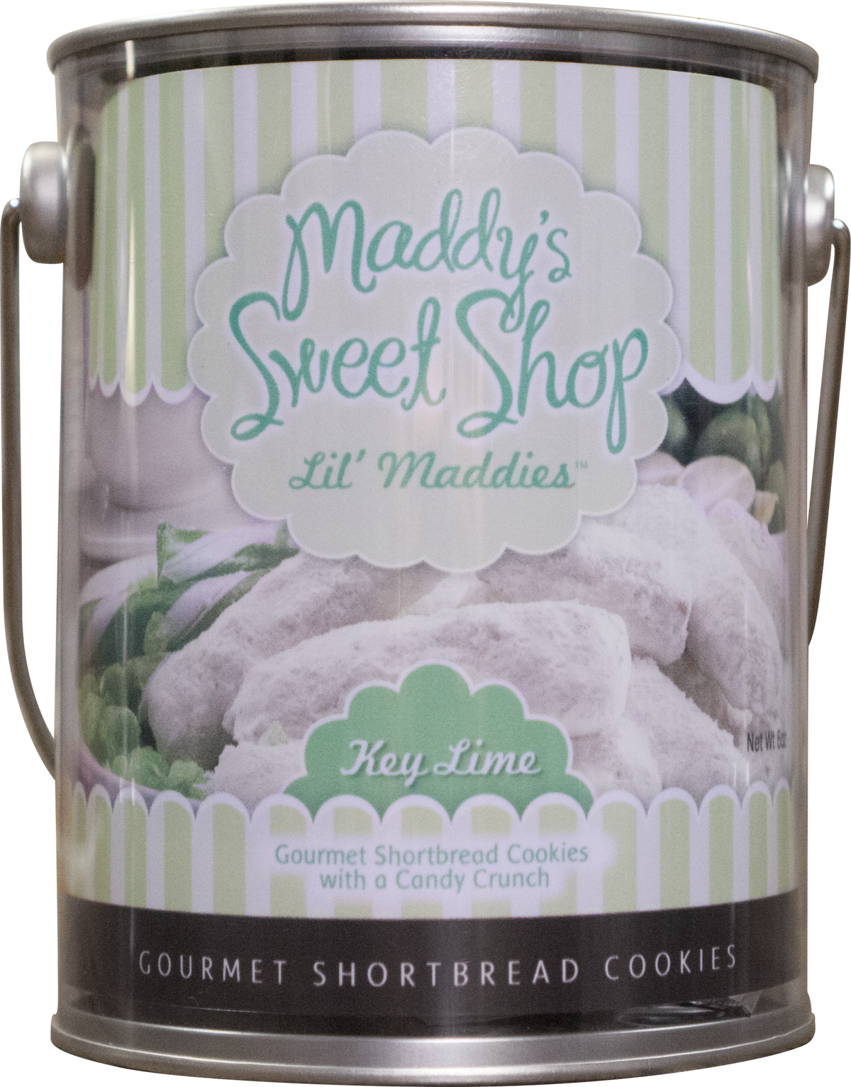 Flathau's Fine Foods Gourmet Shortbread Cookies - 6oz Can, Key-Lime