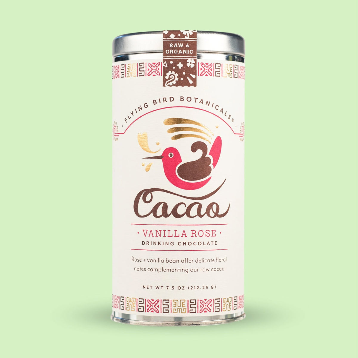 Flying Bird Botanicals Organic Cacao - Vanilla Rose