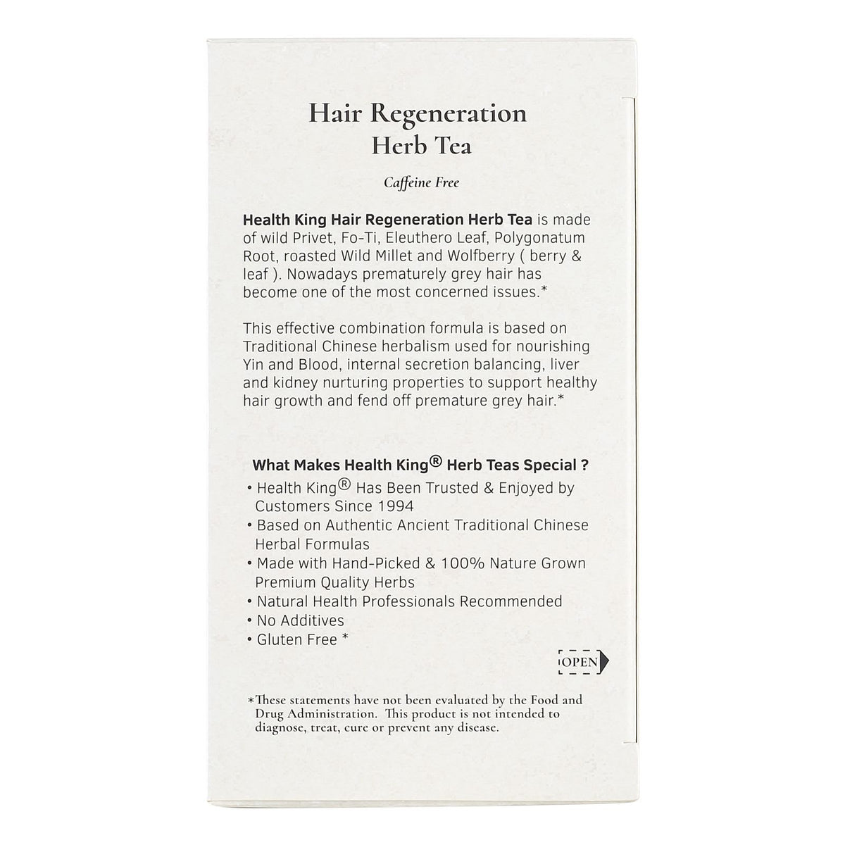 Hair Regeneration Herb Tea