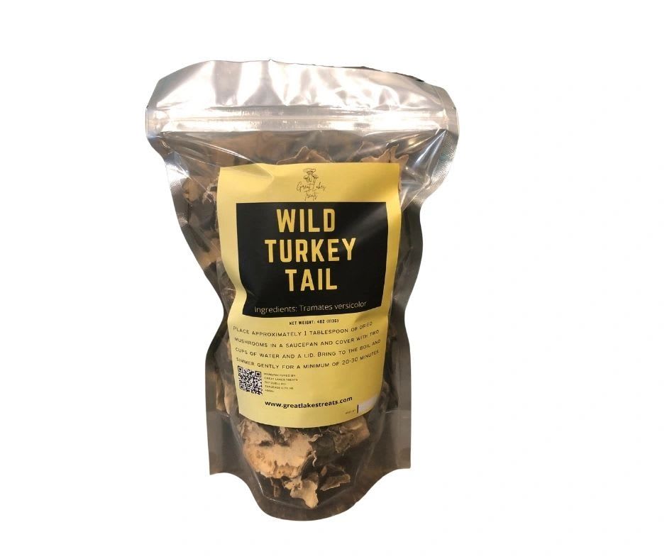Great Lakes Treats Dried Turkey Tail - 4 oz