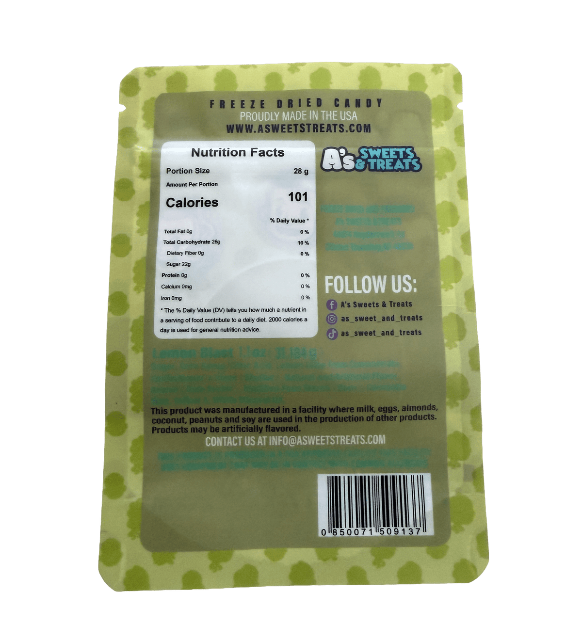 1.1oz Freeze Dried Candy