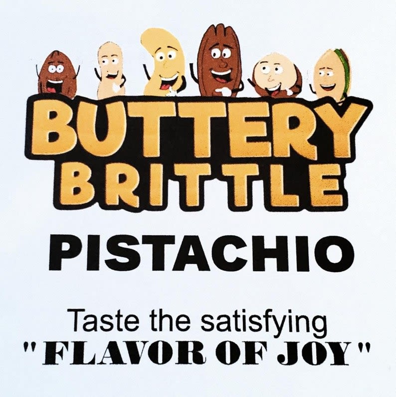Gourmet Flaky Pistachio Brittle