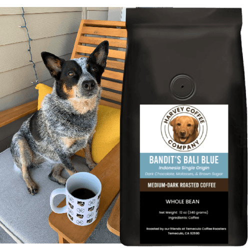 Harvey Coffee Company Bandit's Bali Blue Organic Coffee - Whole Bean