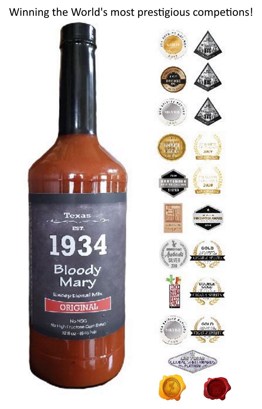 1934 Bloody Mary Premium Mix 608065639021