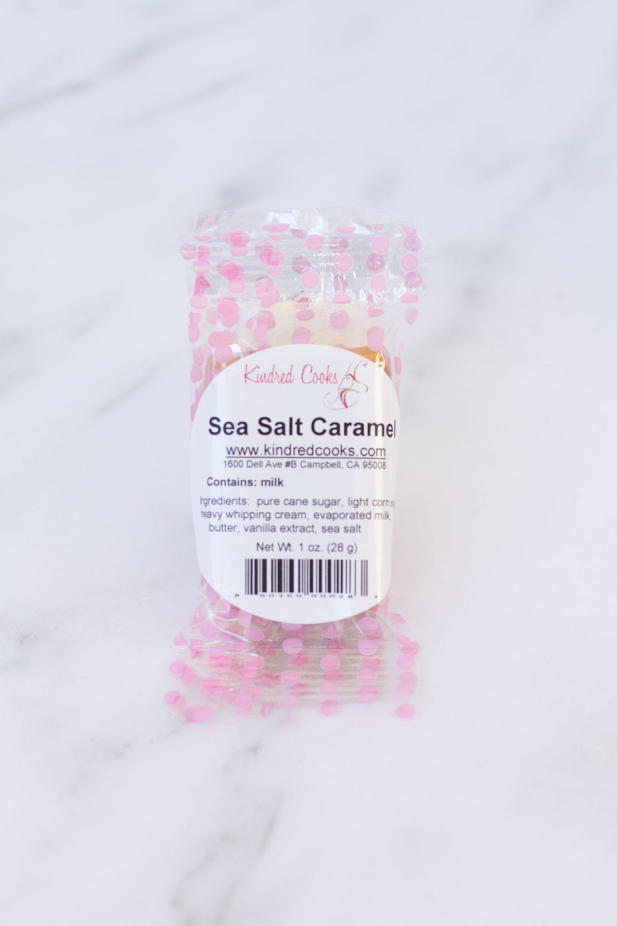 Kindred Cooks Caramels - Sea Salt Square