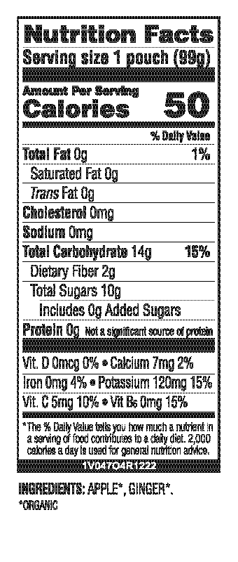 Kekoa Foods Apple & Ginger Organic Baby Food Puree KF00021