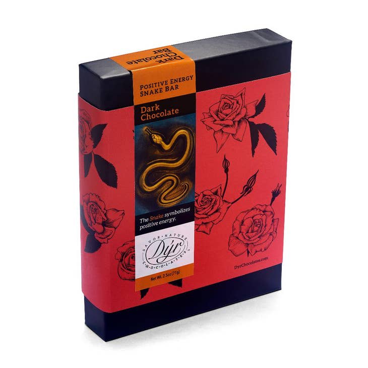 Positive Energy Snake Dark Chocolate Luxury Gift Bar
