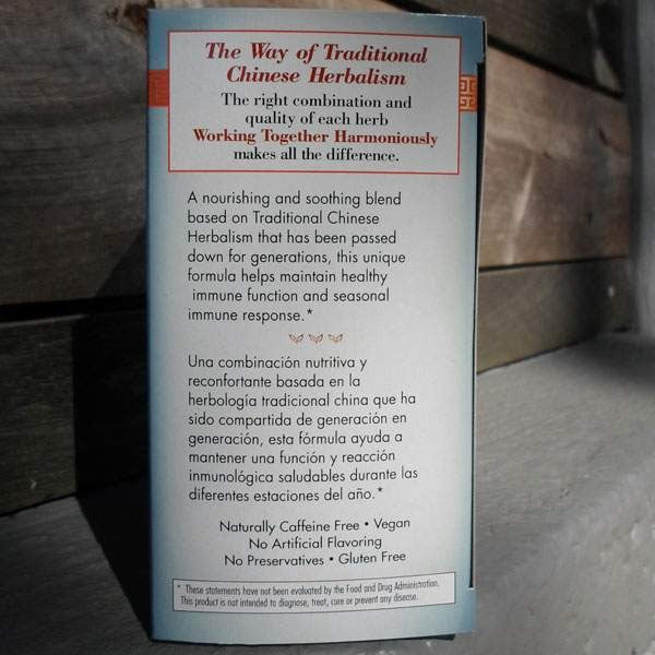 Side panel of the Aller-Easy box with English and Spanish descriptions under The Way of Traditional Chinese Herbalism