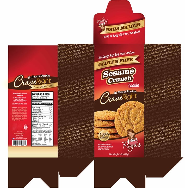 Sesame Crunch Cookies 766150048490