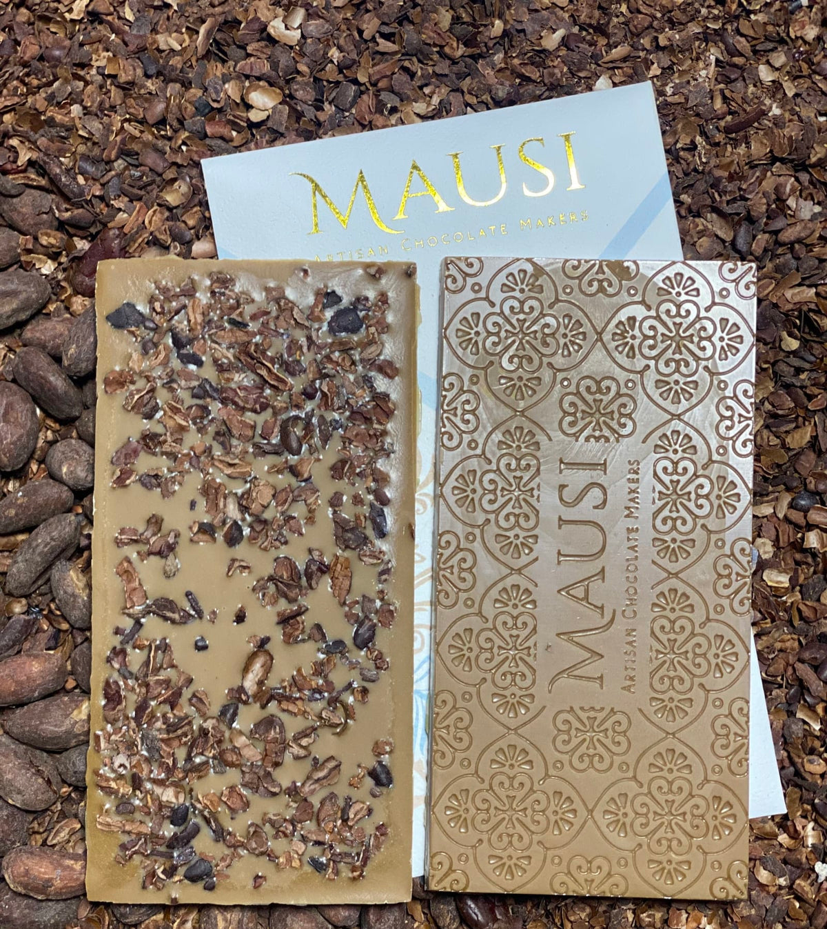 Mausi Artisan Chocolate Makers Latte White Chocolate Bar - 2 oz