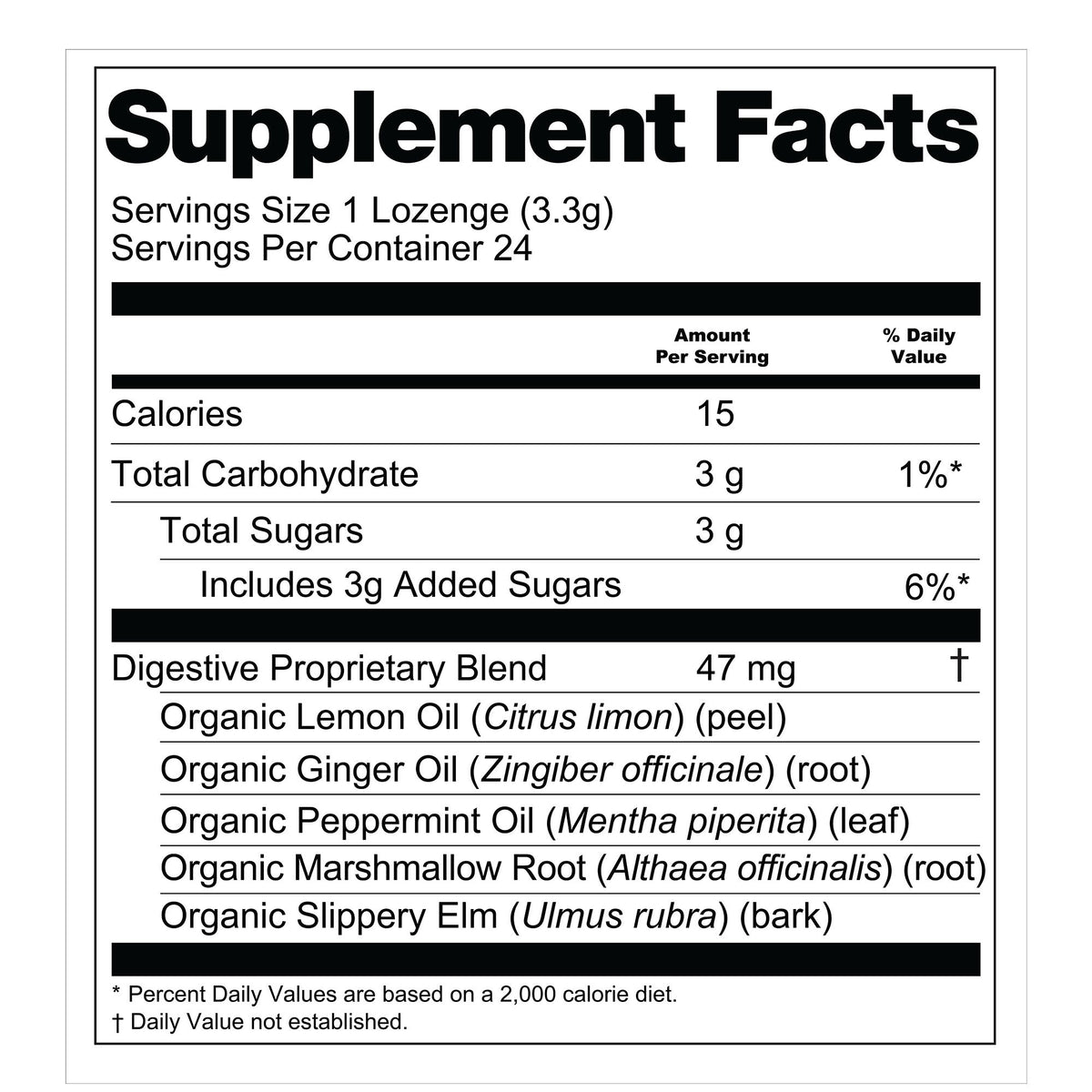 Digestive Organic Botanical Lozenges – Supports Nausea Support, Travel Sickness – Lemon, Ginger, Peppermint, Slippery Elm – Gluten-Free, Non-GMO, Vegan* ECSBD003 - 4