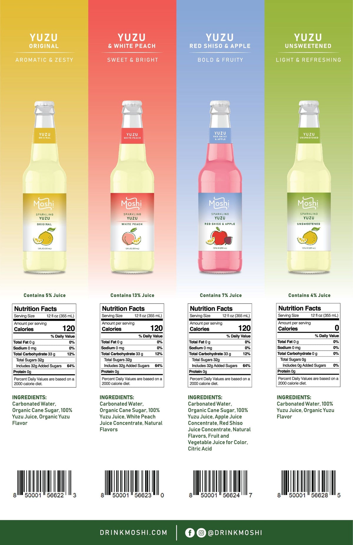Moshi Yuzu Sparkling Drink