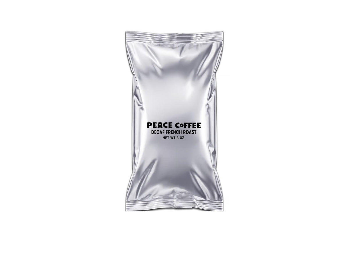 Peace Coffee Coffee Frac Pac - 3oz, Decaf French Roast