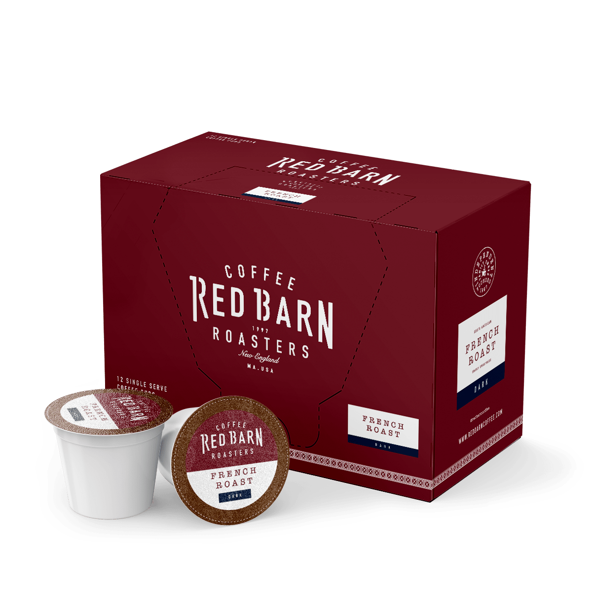 Red Barn Coffee Roasters Single Serve Pods - French Roast