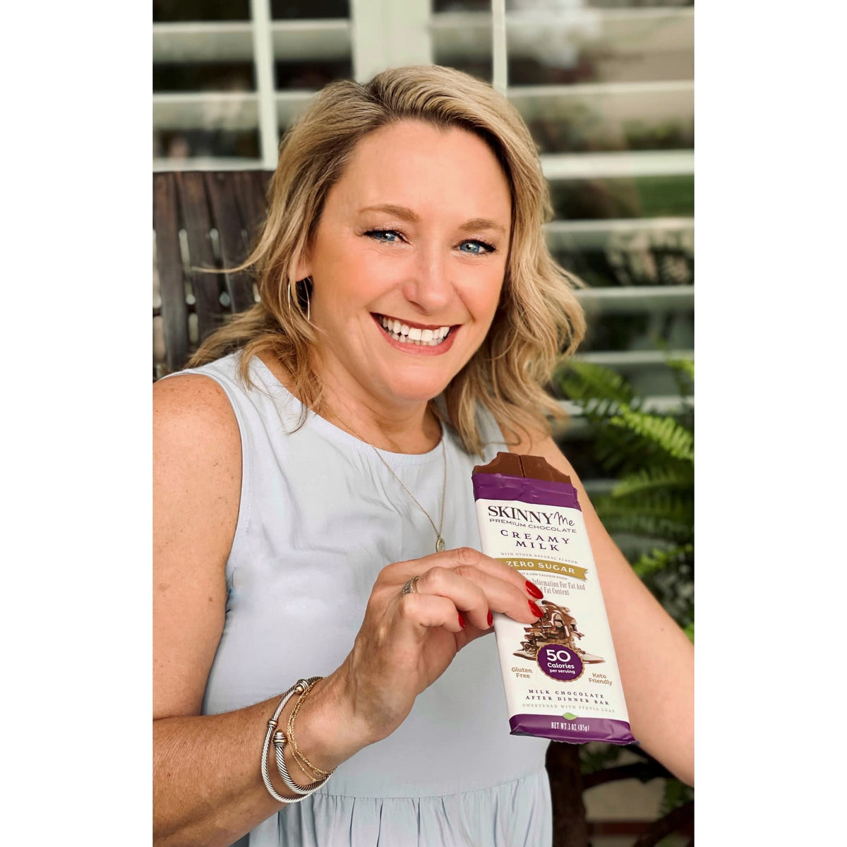 SkinnyMe Creamy Milk Chocolate Bar 2-59892
