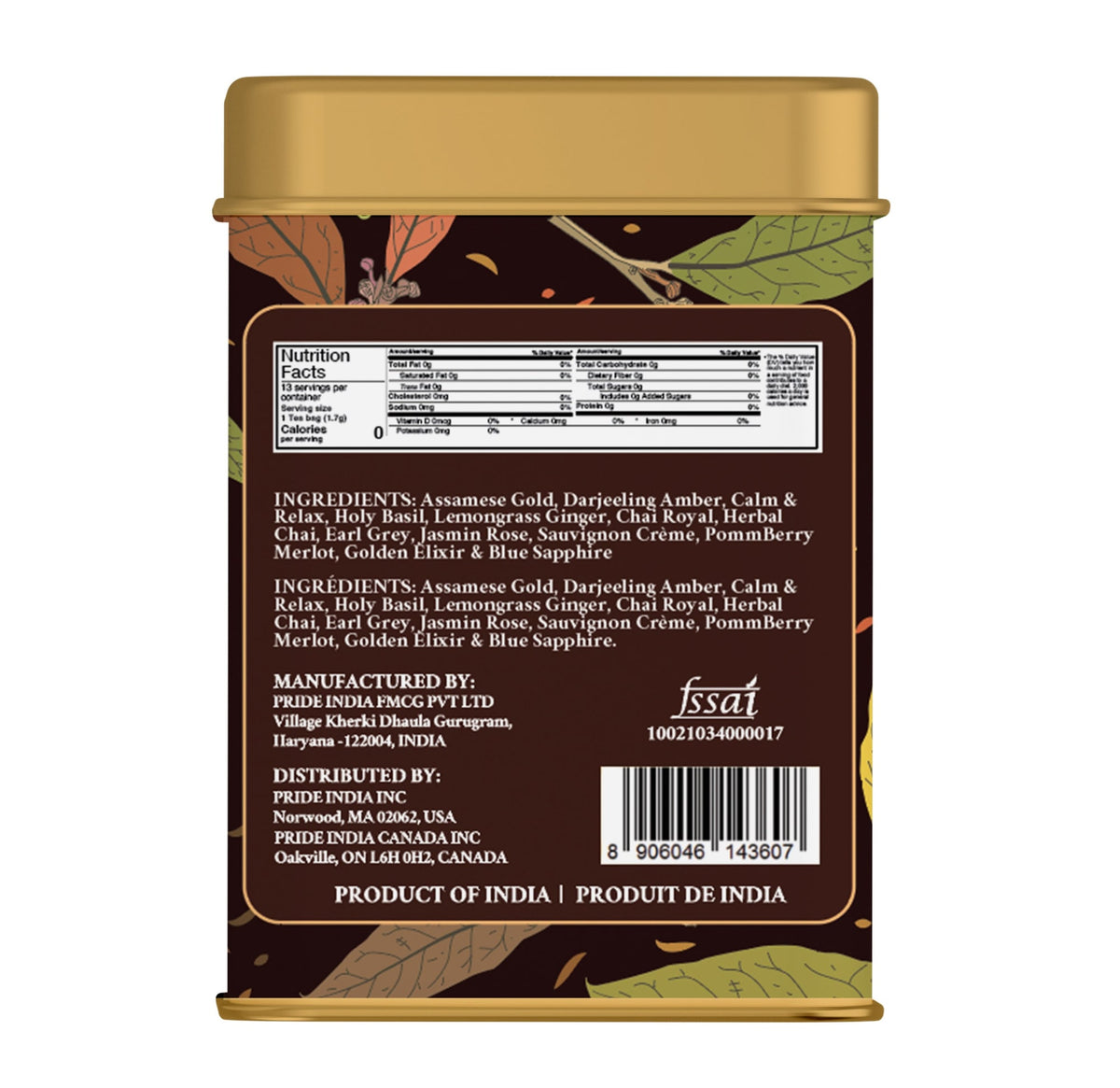 Tea Bags 15ct POI-141801-NA