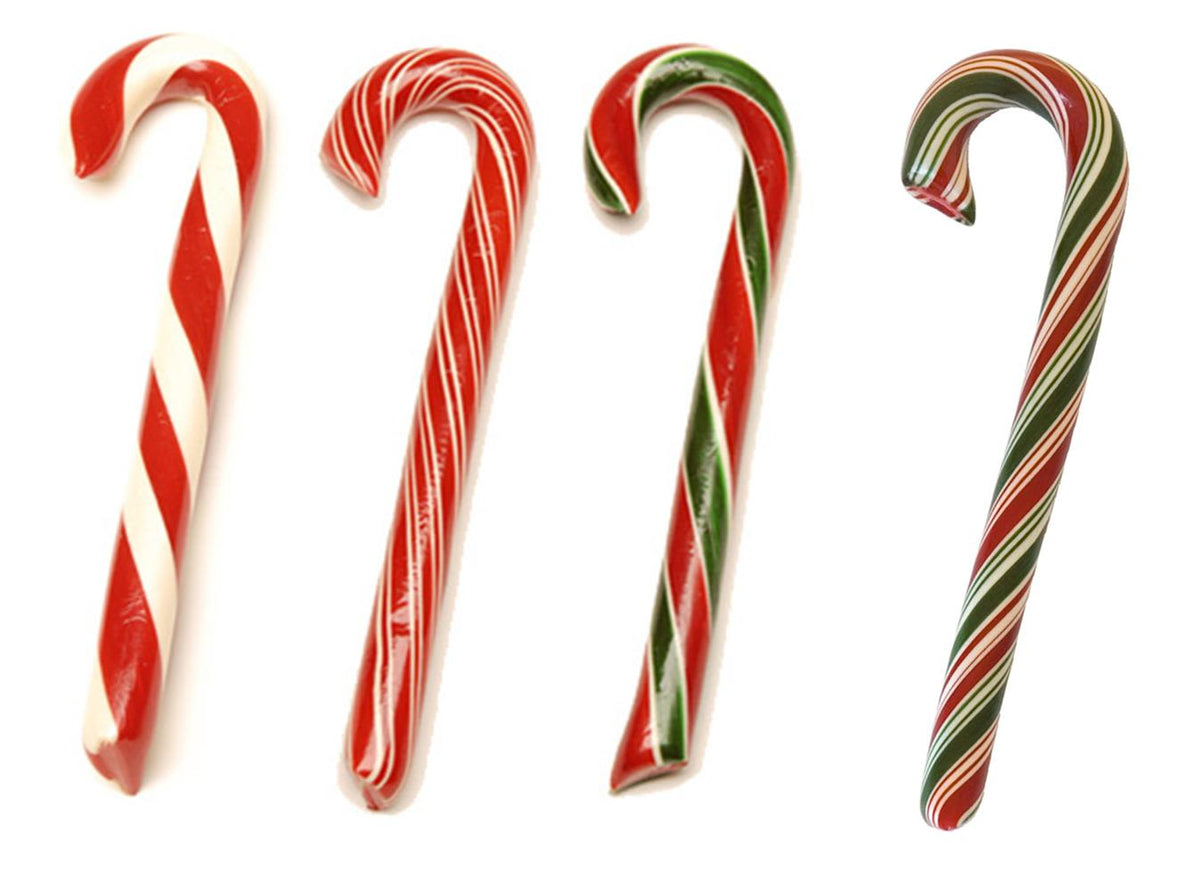Hammond's Candies chocolate-filled peppermint candy cane, 2 oz