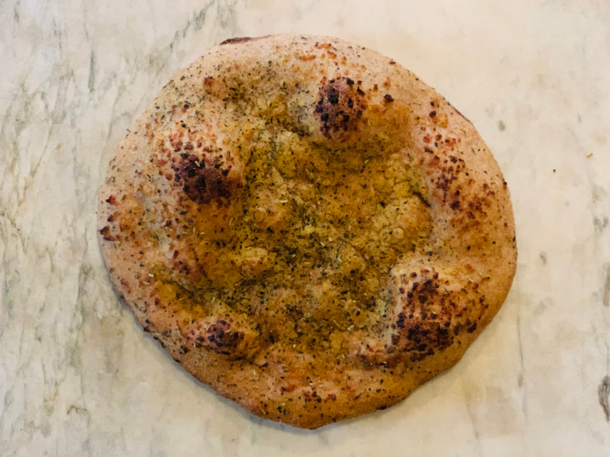 Serenity Farm Bread Garlic & Herb Focaccia - Whole Spelt
