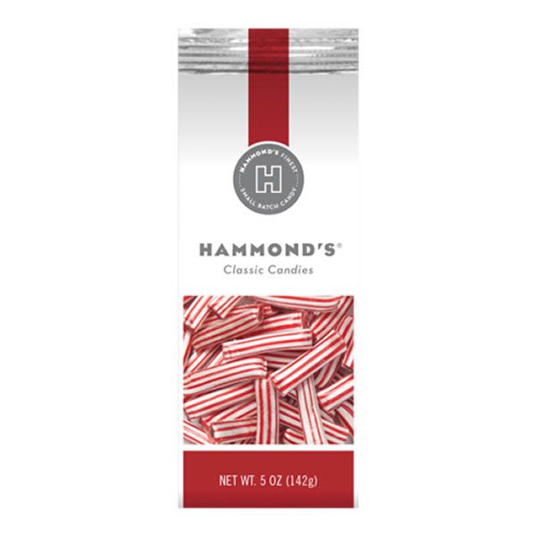 Hammond's Candies bite-sized chocolate-filled candy straws in a 5 oz bag