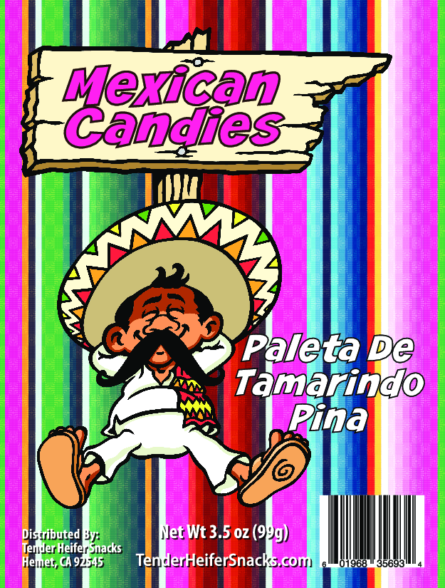 Tender Heifer Snack Co. 3.5oz Paleta De Tamarindo - Pina (Pineapple)