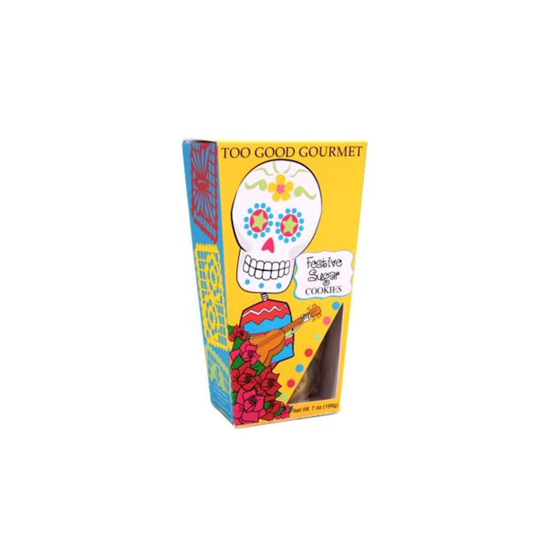 Too Good Gourmet Day of the Dead Cookies (7oz) - Festive Sugar Cookies