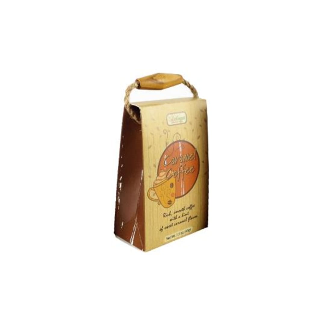 Too Good Gourmet Coffee Boxes with Wooden Handle - Caramel Coffee