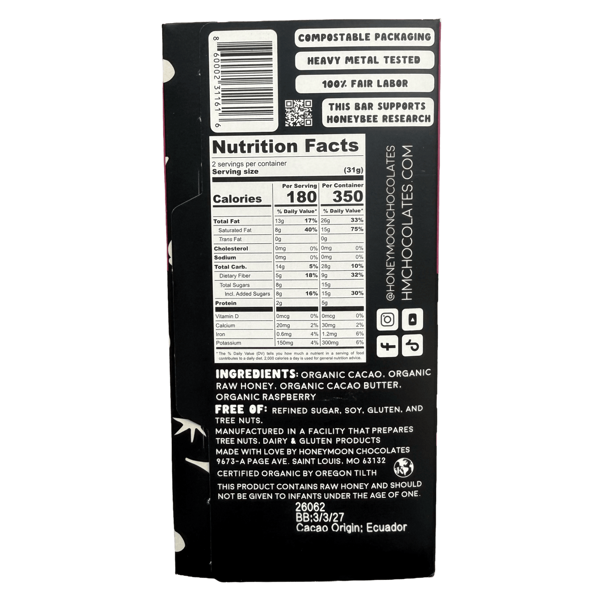 Raspberry Dark Chocolate 860002311616