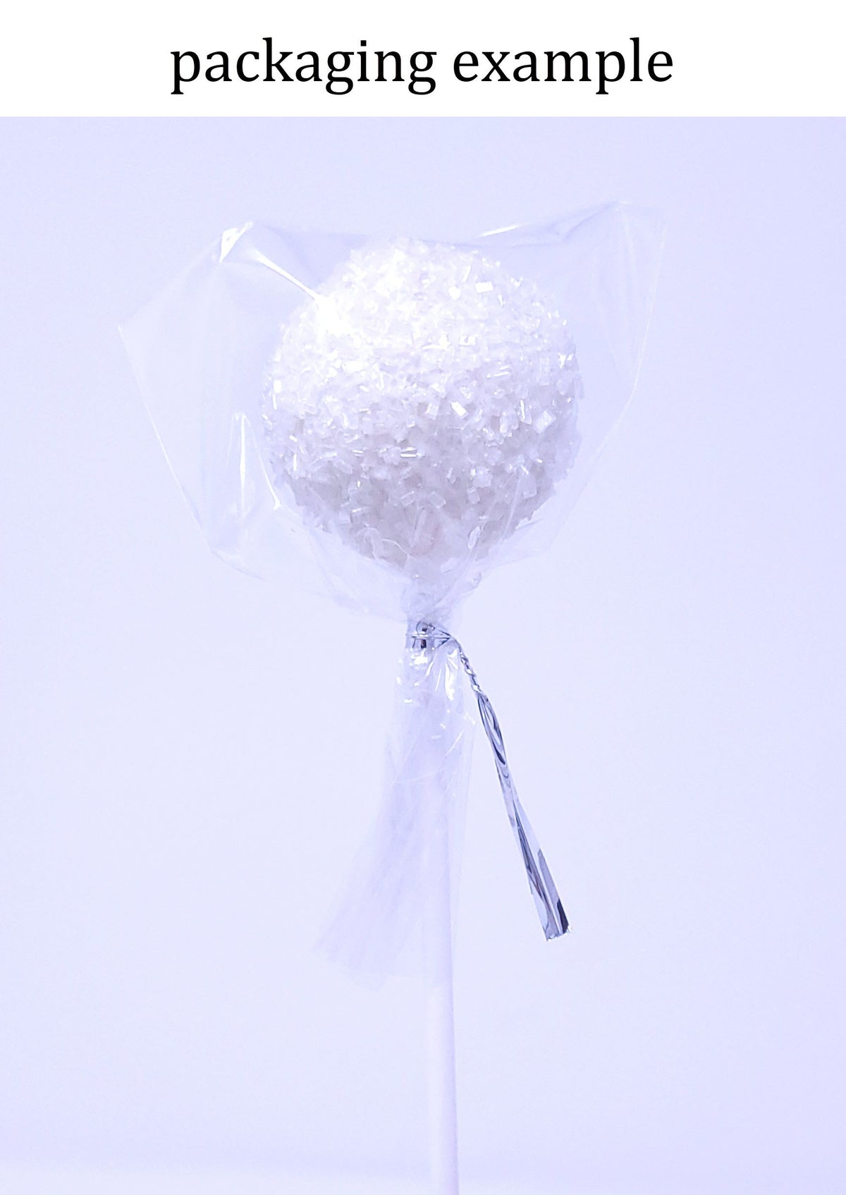 Artisanal Cake Pops | Winter Snow Crystals