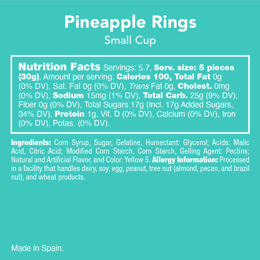 Pineapple Rings RS1705-00-20