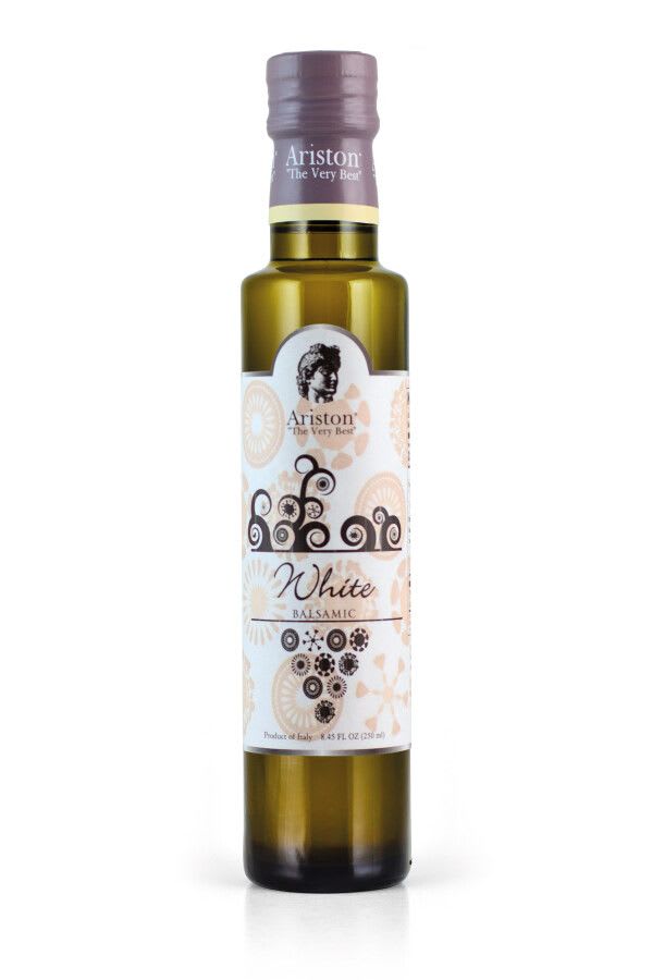 Ariston Specialties white balsamic vinegar bottle