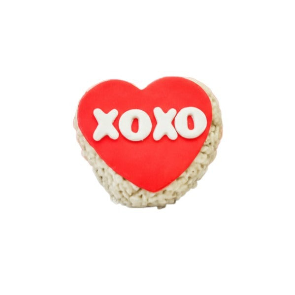 Creative Crispies Co. Conversation Heart Rice Crispie Treat, front of the package