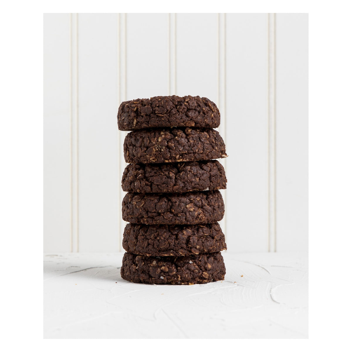 Kayak Cookies Chocolate Cookie styled on a table