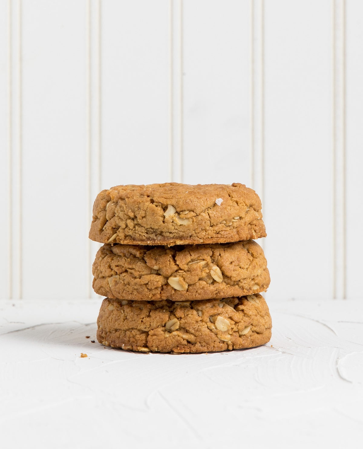 Kayak Cookies Peanut Butter Cookie styled on a table