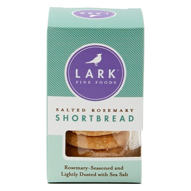 Lark Fine Foods Salted Rosemary Shortbread, front of the package