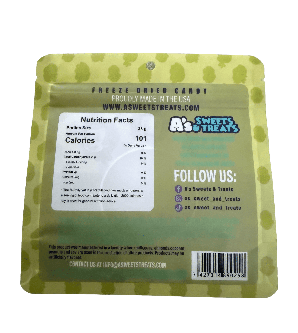 2oz Freeze Dried Candy