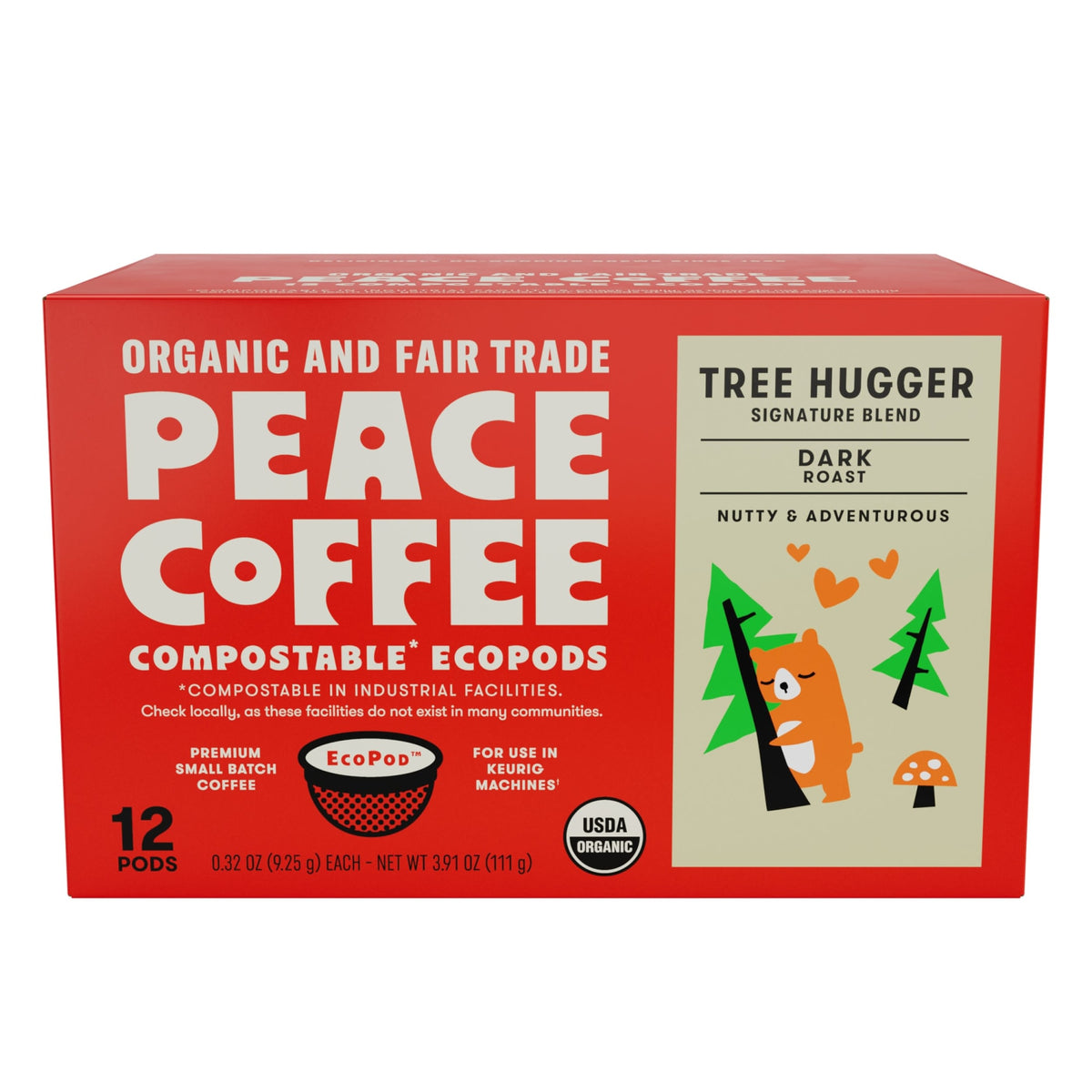 Peace Coffee® 12ct Pods TRHPOD6PK