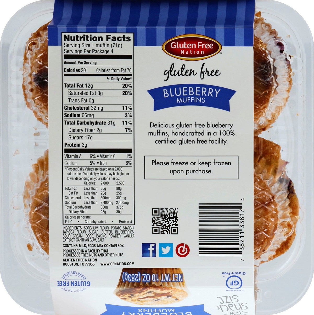 Gluten Free Blueberry Muffins 25903