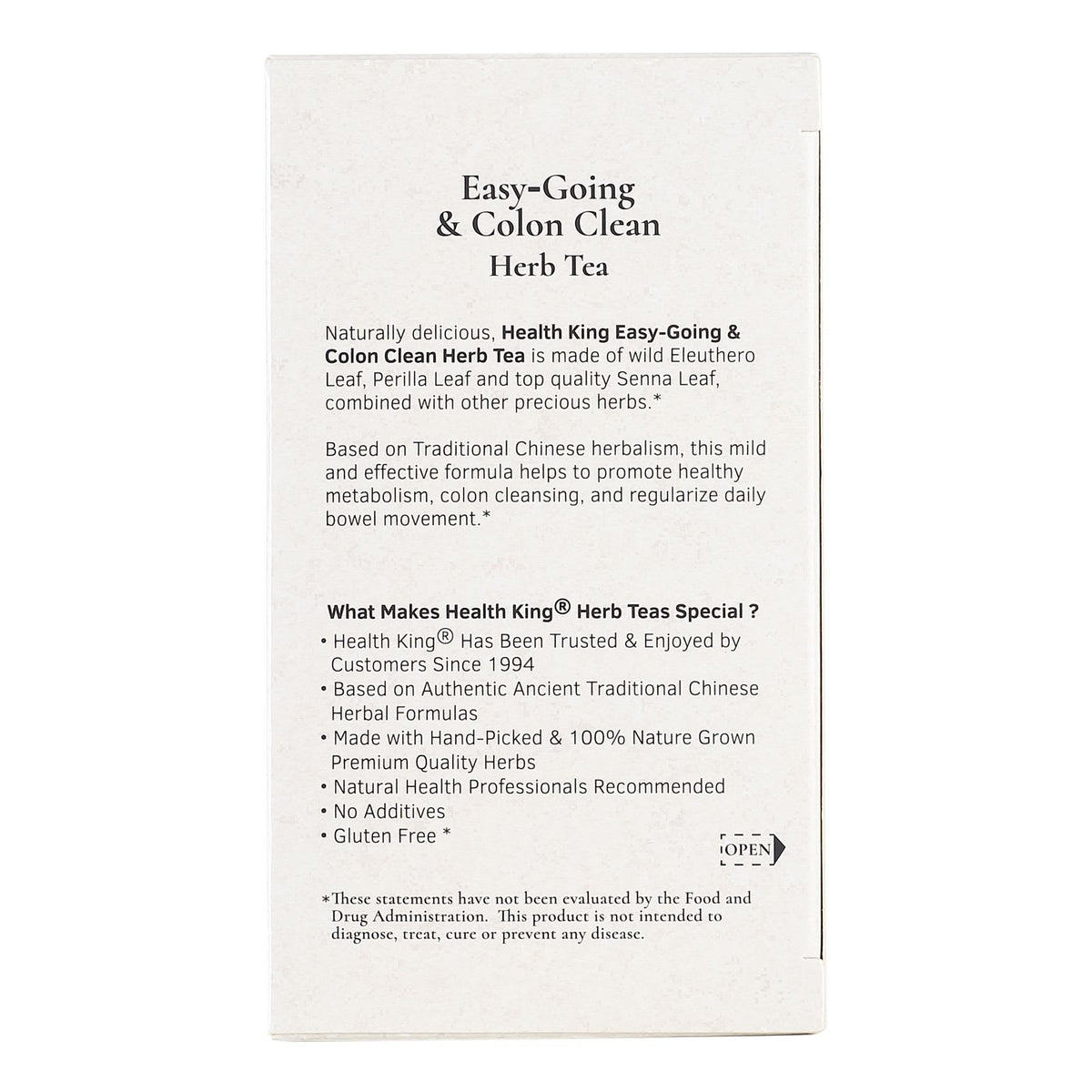 Easy-Going Colon & Clean Herb Tea