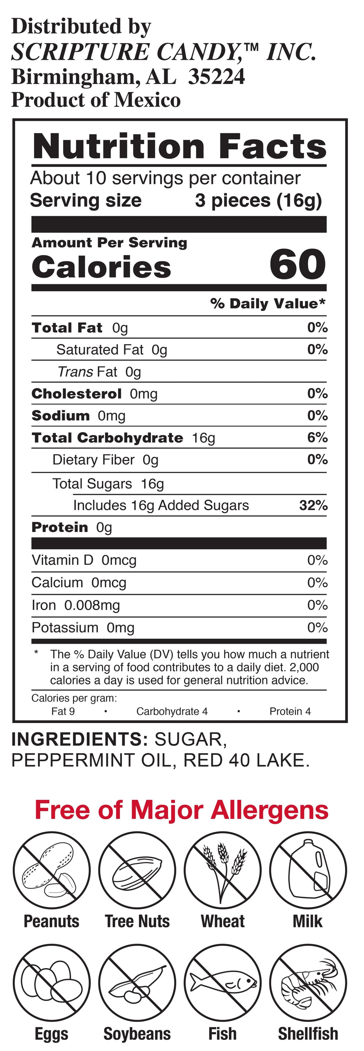 Old-Fashioned Soft Peppermint 2lb Bag, 160 Pieces 641520088064