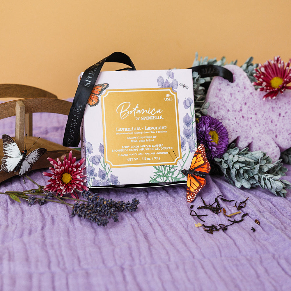 SPONGELLE Lavender Botanica Body Buffer