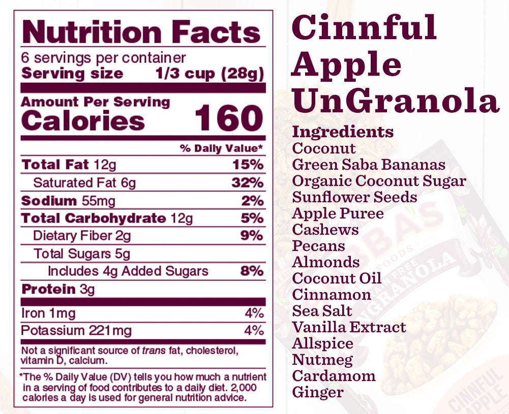 Cinn-Ful Apple UnGranola, 6oz